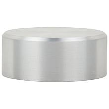 1-1/4" Aluminum Stand-Off Cap, Satin Aluminum Finish