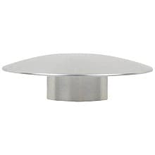 1-1/4" x 3/8" Aluminum Stand-Off Cap, Satin Aluminum Finish