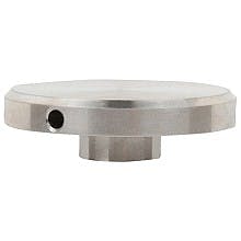 1-1/4" x 3/16" Stainless Steel Stand-Off Cap, Satin Stainless Steel Finish