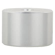 1-1/2" x 1" Aluminum Stand-Off Barrel, Satin Aluminum Finish