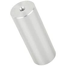 1-1/2" x 4" Aluminum Stand-Off Barrel, Satin Aluminum Finish