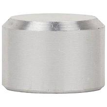 3/8" Aluminum Stand-Off Cap, Satin Aluminum Finish