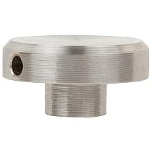 3/4" Stainless Steel Stand-Off Cap, Satin Stainless Steel Finish