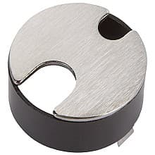 2-Slot Flush Mount Desktop Grommet for 1-3/4" Hole
