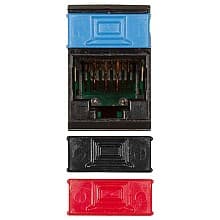 Siemons Cat.5 port, Black
