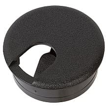 2" Grommet Set for 1-3/4" Hole, Matte Black