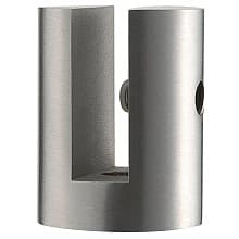 5" x 1-3/4" Barrel Shelf Bracket, Satin Stainless Steel Finish
