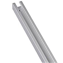 1/4" x 3' C-Style Track, Satin Aluminum Finish