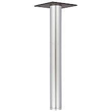 3" Diameter x 27" High Table Leg with Plate Leveler