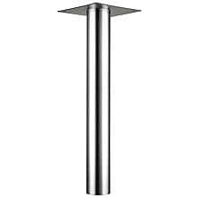 4" Diameter x 28-1/2" High Table Leg, Polished Chrome