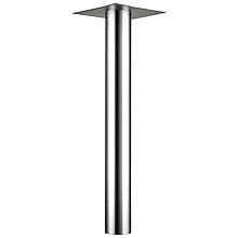 4" Diameter x 34-1/2" High Table Leg, Polished Chrome