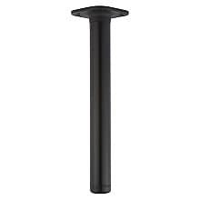 3-1/8" Diameter x 27" High Table Leg, Matte Black