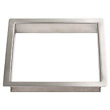 6" Trash Grommet for 6" Hole, Satin Stainless Steel