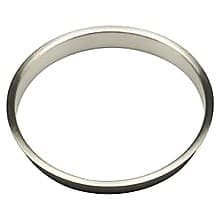 8-5/8" Metal Trash Grommet, Satin Stainless Steel