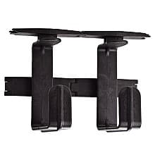 35-1/32" Track System Wire Manager, Satin Aluminum Anodized/Black