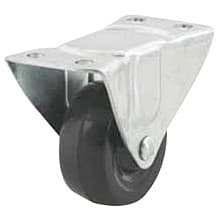 2" General Duty Hard Rubber Rigid Caster 100/Case