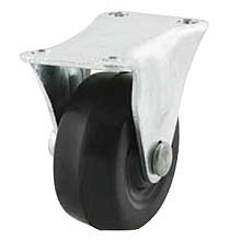 2" General Duty Soft Rubber Rigid Caster