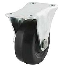 2-1/2" General Duty Soft Rubber Rigid Caster