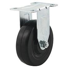 4" Light Medium Duty Rubber Rigid Caster