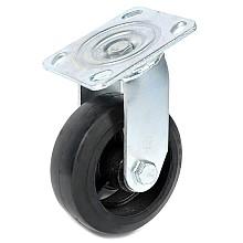 5" Heavy Duty Mold-on Rubber Swivel Caster