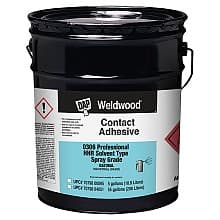 High Heat Resistant Contact Adhesive, Red, 55 Gallon