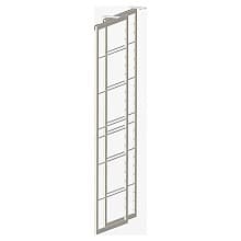 DryAway 30" Vertical Pullout Laundry Drying Rack in Off-White, Space-Saving Bamboo System, 2-Frames