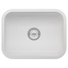 Acrylic Undermount Single Bowl Kitchen Sink, 22-11/16" x 17-1/2" x 7-7/8"