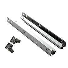 DTC SD20 Undermount Drawer Slide for 16mm Drawer Material, 90lb Capacity, Full Extension, Soft-Closing, Includes 2D Locking Devices