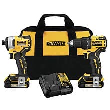 20 V Max Lithium-Ion Brushless Cordless Drill/Impact Combo Kit, 1700lb Torque