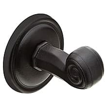 4-1/2" Tuscany Bronze #14 Rosette Single Hook