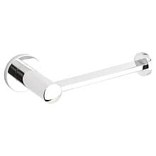 6-3/8" Modern Ribbon and Reed Rosette Brass Bar Paper Holder