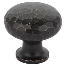 1-1/4" Arts and Crafts Round Dimpled Cabinet Knob