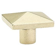 1-1/4" Sandcast Bronze Cabinet Square Cabinet Knob