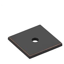 1-1/4" Art Deco Square Cabinet Backplate for Knob