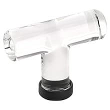 2-1/8" Modern Glass Cabinet T-Knob