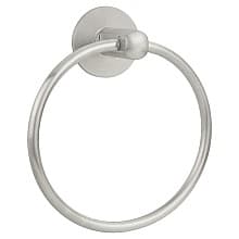 Disk 2 Rosette Towel Ring, Stainless Steel