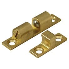 1017 Tension Ball Catch, Dull Brass