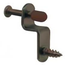 Architectural Pull 1-1/4" Glass Door Mirror Clip, Bronze