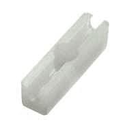 1/4" x 1" Snap-In Glide Track, White Finish