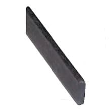 6' Single Channel Fiber Track for Lightweight Door, Black