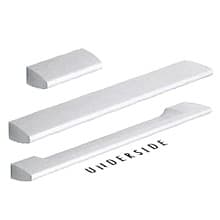 128mm Architectural Recessed Handle Pull, Anodized Aluminum