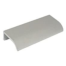 DP 6' No-Holes Drawer Pull, Satin Clear Anodized, 1/8" Width