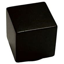 3/4" Square Knob, Oil Rubbed Bronze