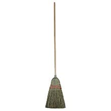 Boardwalk 55" Mixed Fiber Maid Broom with Fiber Bristles, Natural