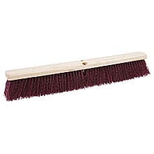 Boardwalk 24" x 3-1/2" Floor Brush Head with Stiff Polypropylene Bristles, Maroon