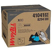 WypAll Power Clean Heavy Duty Cloth, Blue, 11-3/32" x 16-51/64" (160/Box)