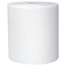 Kleenex 1-Ply Hard Roll Paper Towel with Premium Absorbency Pocket, White, 8" x 600' (6 Roll/Box)