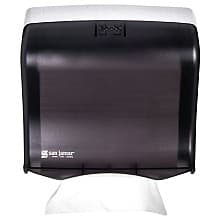 San Jamara Ultrafold Fusion C-Fold and Multifold Towel Dispenser, Black, 11-1/2" x 5-1/2" x 11-1/2"