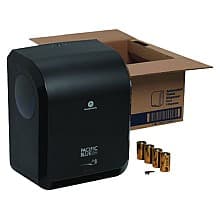 Pacific Blue Ultra Paper Towel Dispenser, Black, 12-29/32" x 9" x 16-51/64"