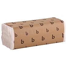 Boardwalk 1-Ply C-Fold Paper Towel, Bleached White, 11-3/4" x 10" (200 Sheet/Pack)